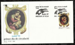 PREMIER JOUR . NOËL . MADONNE ET ENFANT . 29 NOVEMBRE  1994 . - Lettres & Documents