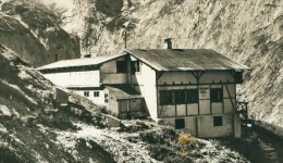 Knappenhütte Im Höllental Knappenhäuser Zugspitze Sw 9.6.1931 - Zugspitze