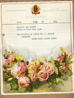 Télégramme Fleurs Roses - Telegrams