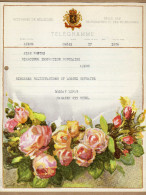 Télégramme Fleurs Roses - Telegrammi