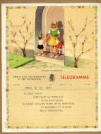 Télégramme Enfants Fleurs - Télégrammes