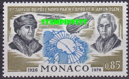 Monaco 1982 Byrd & Amundsen 1v ** Mnh (21330) - Other & Unclassified