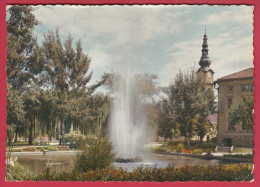 169380 / Klagenfurt - Schubertpark  , CLOCK TOWER , FOUNTAIN  Austria Österreich Autriche - Klagenfurt