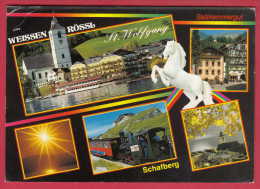 169390 / St. Wolfgang Im Salzkammergut  " Weisses Rossl " HORSE , TRAIN RAILWAY USED 1990 Austria Österreich Autriche - St. Wolfgang