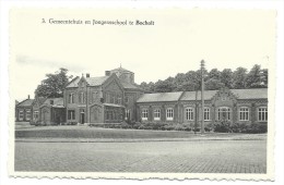 CPA - Gemeentehuis En Jongensschool Te BOCHOLT   // - Bocholt