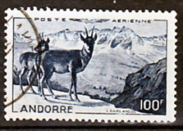 Andorre Française PA 1  Oblitéré Used TB Cote 73 - Airmail
