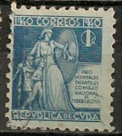 Timbres - Amérique - Cuba - 1941 - 1 C. - - Usati