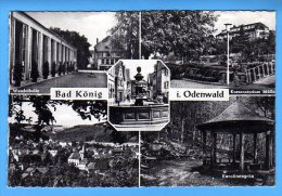Bad König - S/w Mehrbildkarte 17 - Bad Koenig