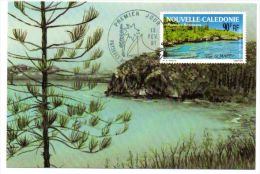 988 / Carte Premier Jour De NOUVELLE  - CALEDONIE : Paysages Régionaux, Vue De MARE. - Maximumkarten