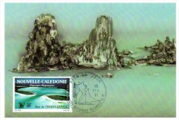 988 / Carte Premier Jour De NOUVELLE  - CALEDONIE : Paysages Régionaux, Baie De FAYAWA-OUVEA. - Cartes-maximum
