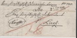 A-V035/- ÖSTERREICH -  BRIXEN 1822 Mit Rückseitigem Papiersiegel  Madonna Mit Kind Und Schaf - ...-1850 Préphilatélie