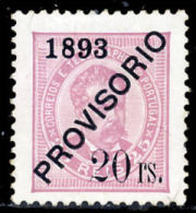 !										■■■■■ds■■ Portugal 1893 AF#95* Provisional 20 On 25 Réis CV €95,00 (x0059) - Unused Stamps