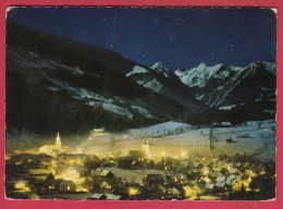 169417 / Schladming 750 M. WINTERLICHE VOLLMONDNACHT UBER DER ALTEN BERGSTADT , SEILBAHN 1966 Austria Österreich - Liezen
