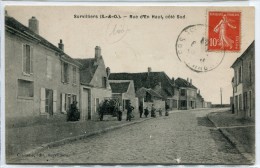 CPA 95 SURVILLIERS RUE D EN HAUT COTE SUD 1908 - Survilliers