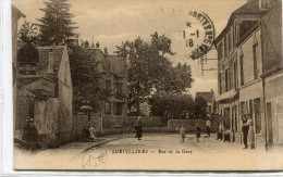 CPA 95 SURVILLIERS RUE DE LA GARE 1918 - Survilliers