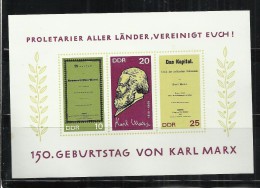 ALEMANIA DDR HOJITA KARL MARX - Karl Marx