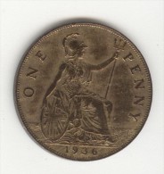 1 Penny Grande-Bretagne / Great Britain 1936 TTB+ - D. 1 Penny