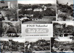 Bad Kösen - S/w Mehrbildkarte 14  FDGB Volkssolbad - Bad Kösen