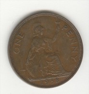 1 Penny Grande-Bretagne / Great Britain 1938 TB+ - D. 1 Penny