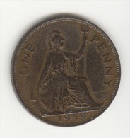 1 Penny Grande-Bretagne / Great Britain 1939 TB+ - D. 1 Penny