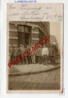 LAMBERSART-Soldats Allemands-CARTE PHOTO Allemande-Guerre 14-18-1 WK-France-59- - Lambersart