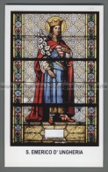 Xsa-12215 S. San EMERICO D UNGHERIA CSANAD ALBA REALE TRANSILVANIA Santino Holy Card - Religión & Esoterismo