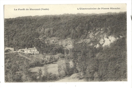Cp, 85, La Forêt De Mervent, L'Observatoir De Pierre Blanche, Voyagée 1917 - Sonstige & Ohne Zuordnung