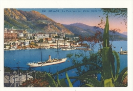 Cp, Monaco, Le Port, Vue Sur Monte Carlo - Haven