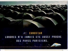 CP - EUROSTAR - Deux Cartes - Londres Proche Des Parisiens - London Is Waiting For You (statue Femme Dénudée) - Matériel
