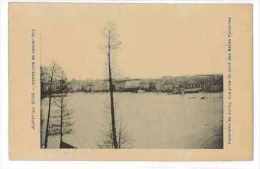 CPA 91 JUVISY-SUR-ORGE INONDATIONS 1910 VUE PRISE DU PONT DES BELLES FONTAINES - Juvisy-sur-Orge