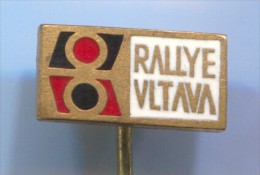 RALLYE VLTAVA - Car, Auto, Automobile, Vintage Pin  Badge, Enamel - Rally