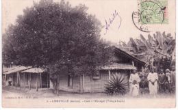 9-LIBREVILLE - Case à L'Oranger ( Village Louis ) Ed. Coll. S.H.O. - Gabón