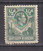 P3901 - BRITISH COLONIES NORTH RHODESIA Yv N°25 - Noord-Rhodesië (...-1963)