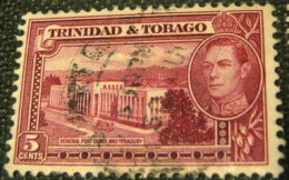 Trinidad And Tobago 1938 General Post Office And Treasury 5c - Used - Trinidad Y Tobago