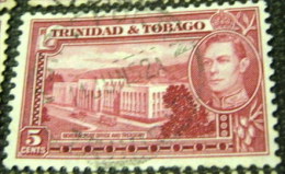 Trinidad And Tobago 1938 General Post Office And Treasury 5c - Used - Trinidad Y Tobago