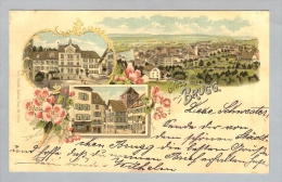 Delcampe - AG Brugg 1901-06-02 Litho C.Künzli #1349 - Brugg