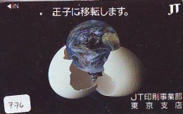 Télécarte Japon ESPACE * Phonecard JAPAN * SPACE SHUTTLE (776) * Rocket * LAUNCHING * SPACE WORLD * Rakete * - Espace