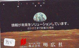 Télécarte Japon ESPACE * Phonecard JAPAN * SPACE SHUTTLE (785) * Rocket * LAUNCHING * SPACE WORLD * Rakete * - Espace