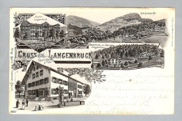 AK BL Langenbruck 1903-07-13 Litho D.Guggenheim #6522 - Langenbruck