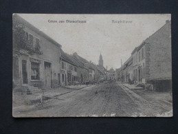 Ref4209 JU CPA De Diemeringen (Alsace) - Rue Principale - 1919 - Gruss Aus Diemeringen Hauptstrasse - Diemeringen