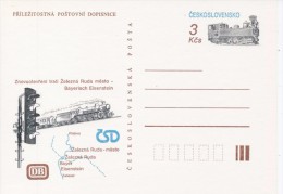 J0471 - Czechoslovakia (1991) Error! The Reopening Of The Railway Line Zelezna Ruda - Bayerisch Eisenstein - Abarten Und Kuriositäten