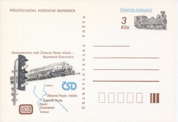 J0469 - Czechoslovakia (1991) Error! The Reopening Of The Railway Line Zelezna Ruda - Bayerisch Eisenstein - Variedades Y Curiosidades