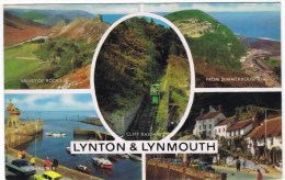 Cpa LYNTON  Lynmouth  Multivues - Lynmouth & Lynton