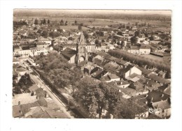 CPA : 65  VIC En BIGORRE-vue Aérienne,l'eglise,les Allées Du Nord Et La Ville - Vic Sur Bigorre