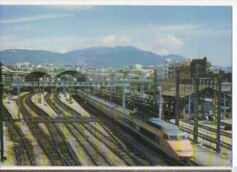 CP - TGV En Gare De Nice - 100 Ans De Cote D´ Azur - 20 Au 23 Octobre 1988 - Schienenverkehr - Bahnhof