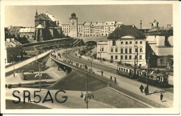 RADIOAMATORE  QSL Carte SP5AG  Warsaw  High-road  Tramway - Radio