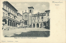 Moncalieri(Torino)-Piazza Vitt. Emanuele E ChiesaColleggiata - Moncalieri