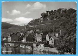 Bad Kreuznach - S/w Blick Zur Kauzenburg - Bad Kreuznach