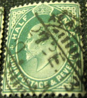 India 1906 King Edward VII 0.5a - Used - 1902-11  Edward VII