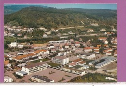 25 BAUME -les - DAMES VUE AERIENNE    LE .CE.S  TIMBREE 1974  ECRITE 2 SCANS  BON ETAT - Baume Les Dames